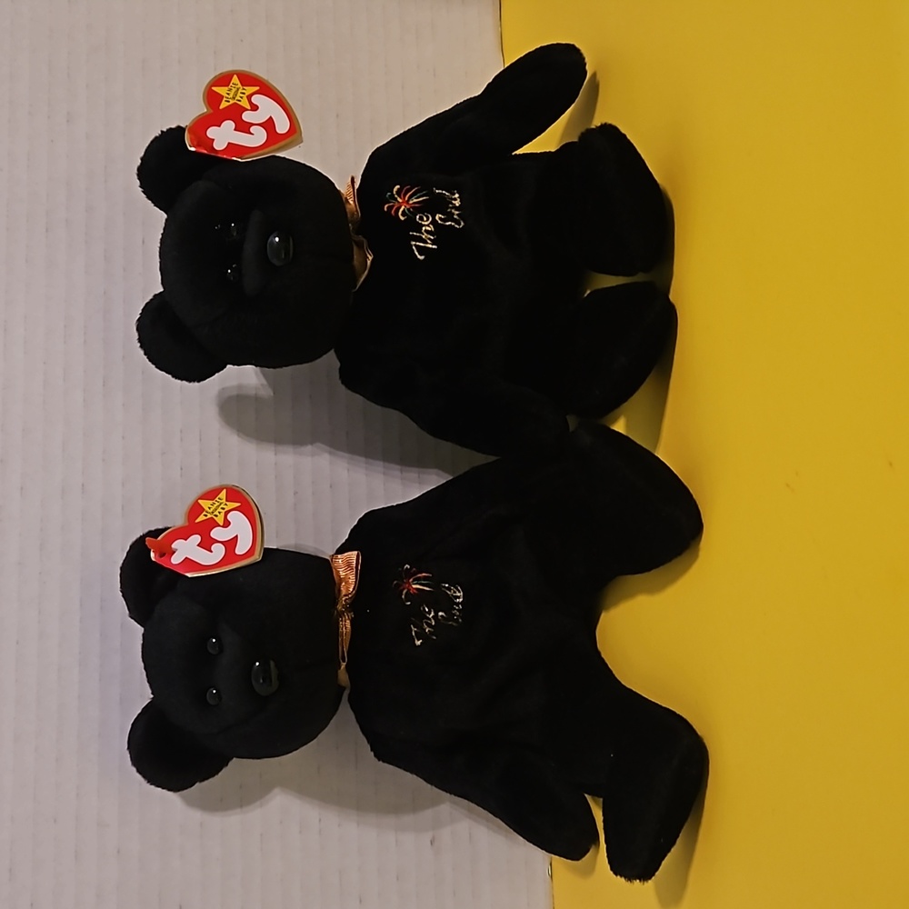Ty Beanie Baby: The End Bear - Set of 2